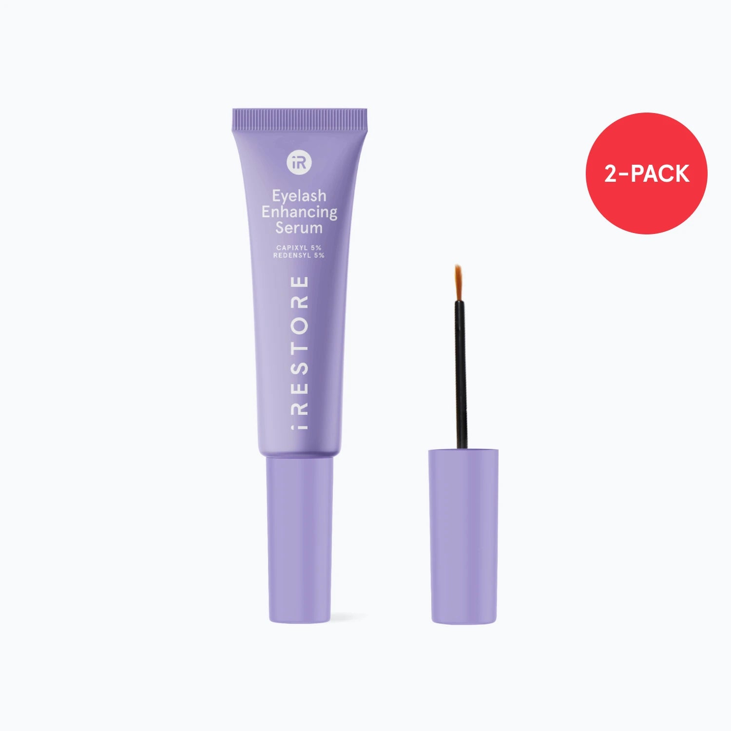 Image of the Eyelash Enhancing Serum showing the 2-Pack badge.