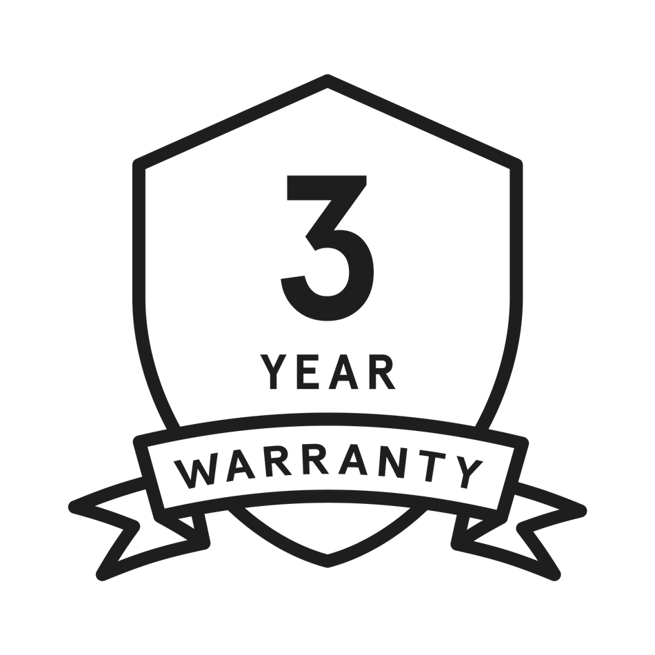 3 year warranty symbol