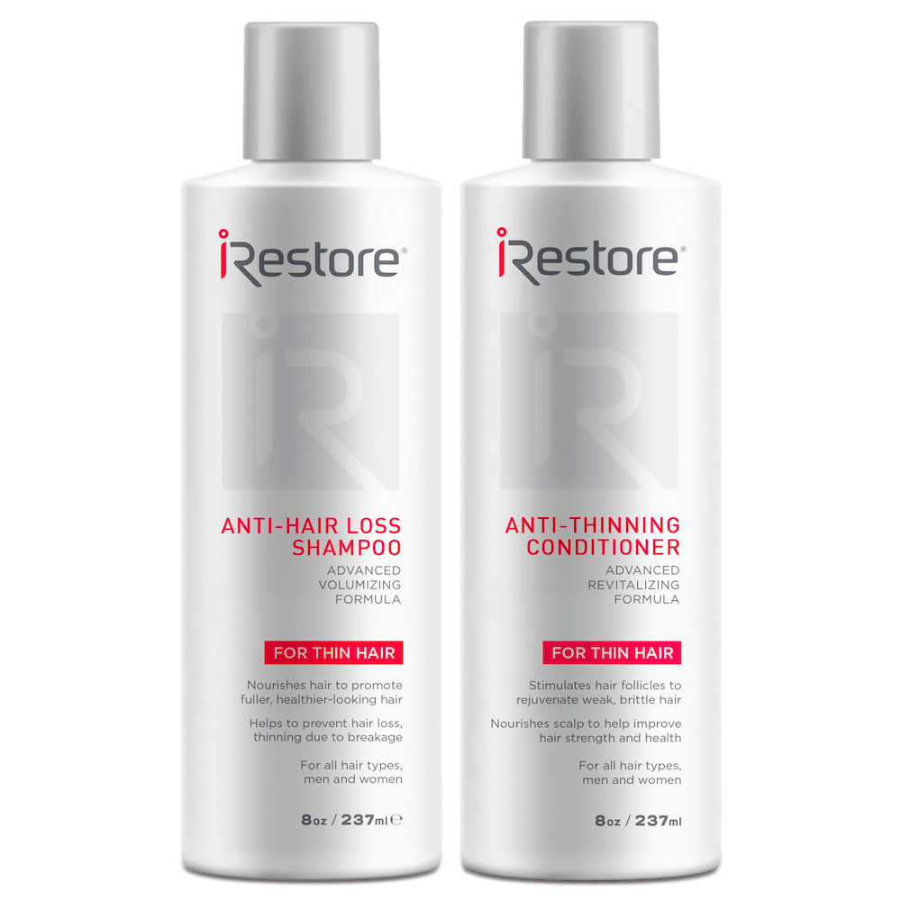 iRestore Anti-Hair Loss Duo – Combat Hair Loss and Thinning Hair iRestore Hair Growth System